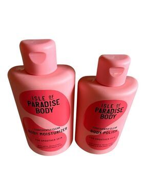Isle of Paradise Pink Body Moisturizer & Polish Set